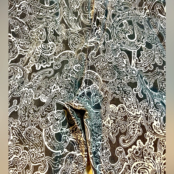 Vigold Skinny Jeans Style V60 Paisley Pants Stretch Feminine Goth Size 13/14 32 - Picture 11 of 13